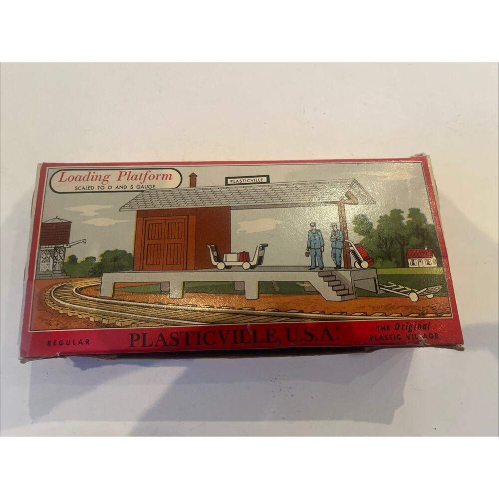 Bachmann Plasticville Loading Platform 1620 100 O & S Gauge With Box